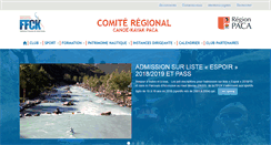 Desktop Screenshot of canoe-paca.fr